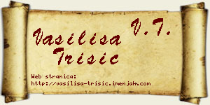 Vasilisa Trišić vizit kartica